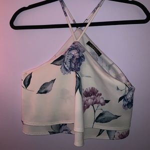 Floral tank top 💜